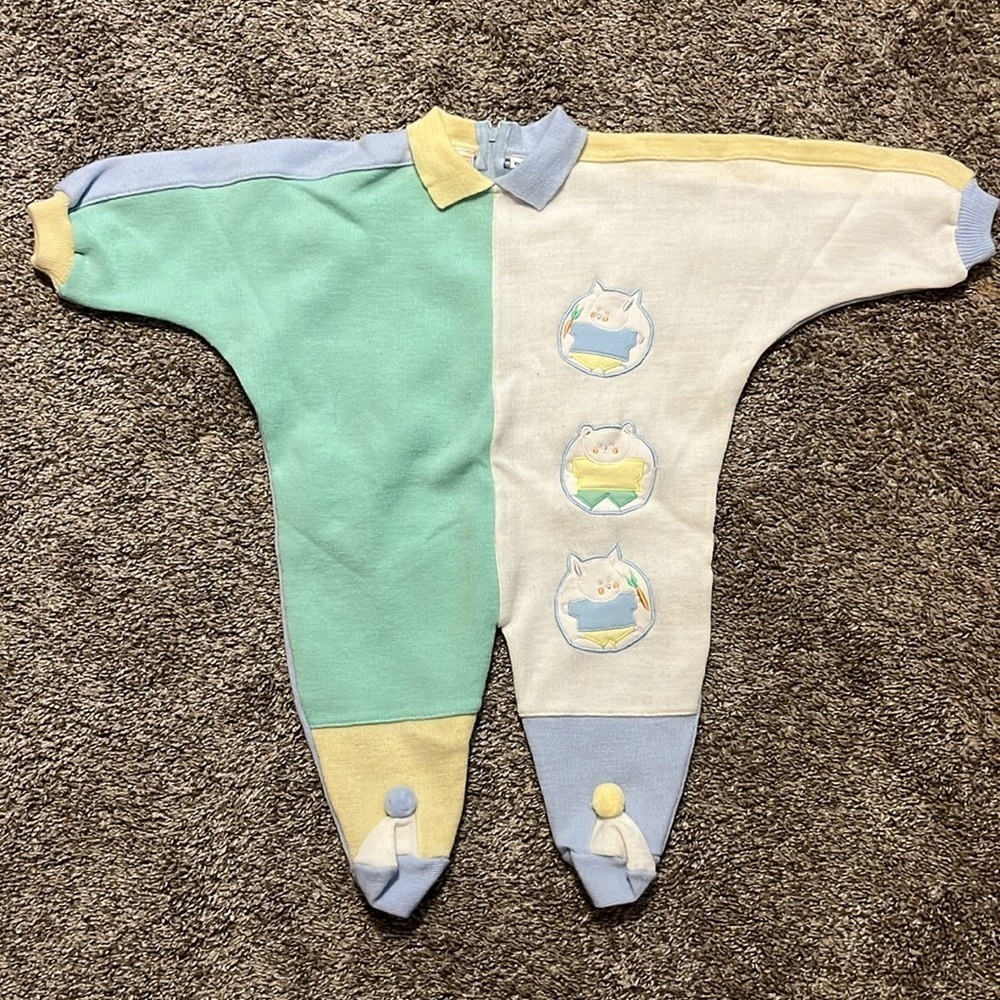 Friemanit Vintage Infant Easter Outfit 12M‎